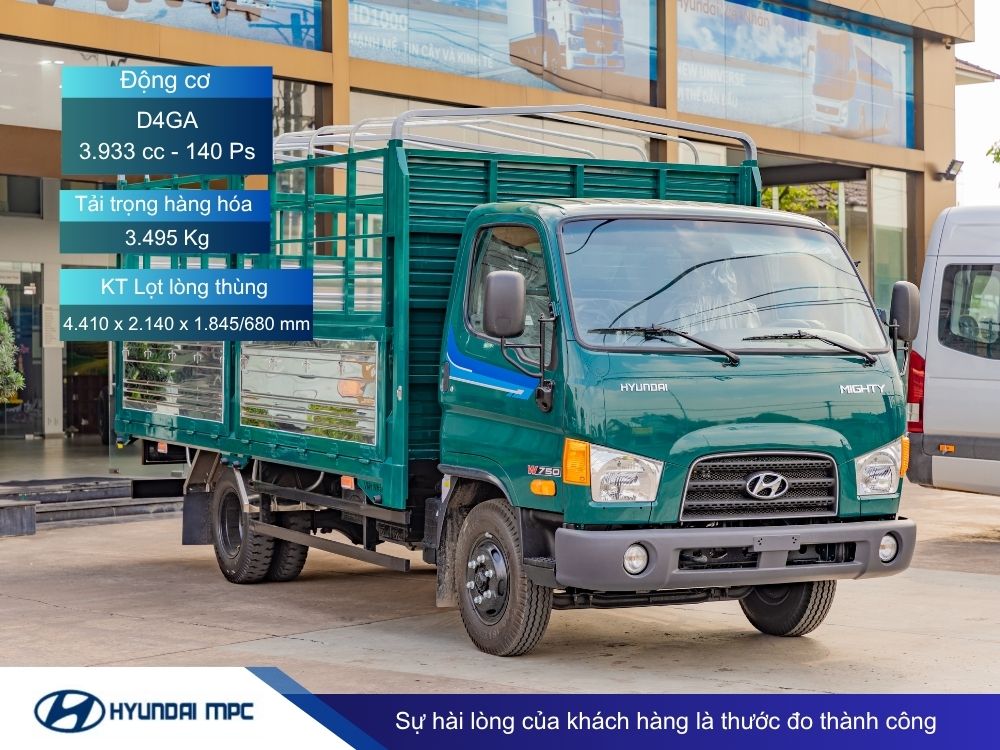 Giá xe tải Hyundai New Mighty W750 Series 3.5 tấn Thành Công